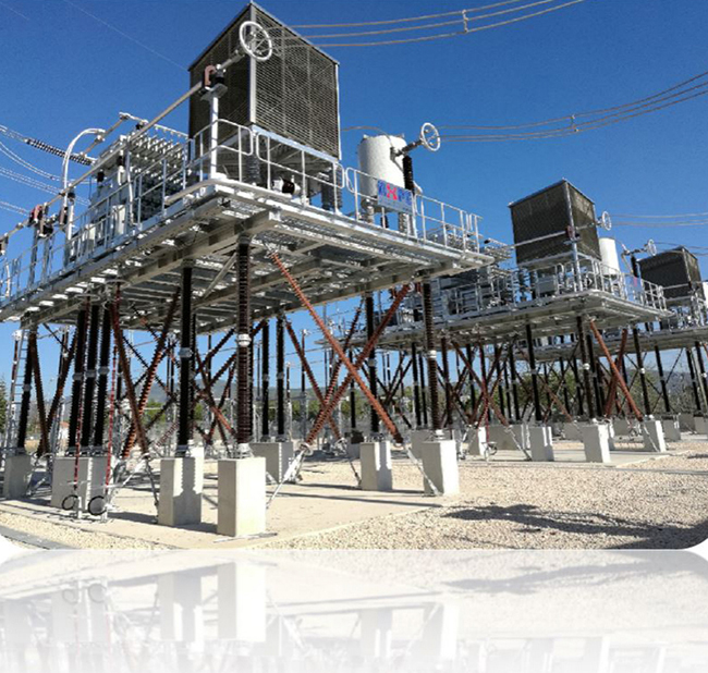Компания TEIAS 400kV, устройства продольной компенсации для подстанции Kayabasi